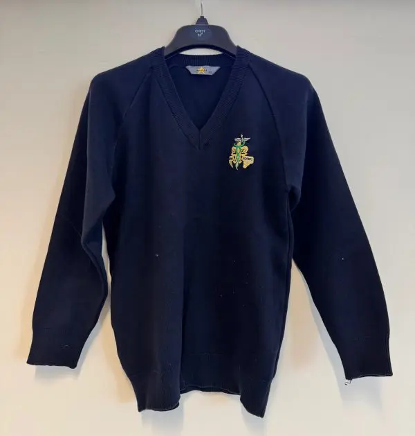 PRE LOVED ASHMOLE ACADEMY V-NECK PULLOVER