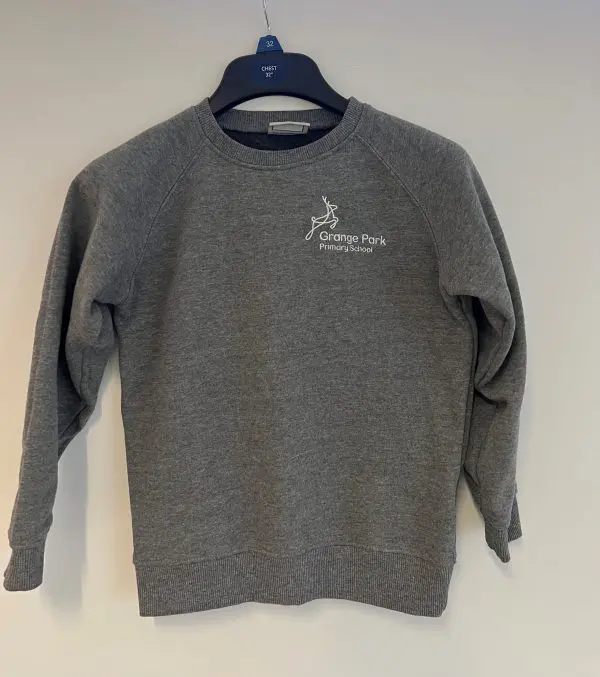 PRE LOVED GRANGE PARK PRIMARY GREY SWEATSHIRT