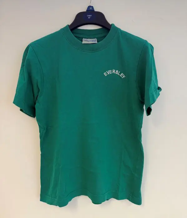 PRE LOVED EVERSLEY PE T-SHIRT - GREEN