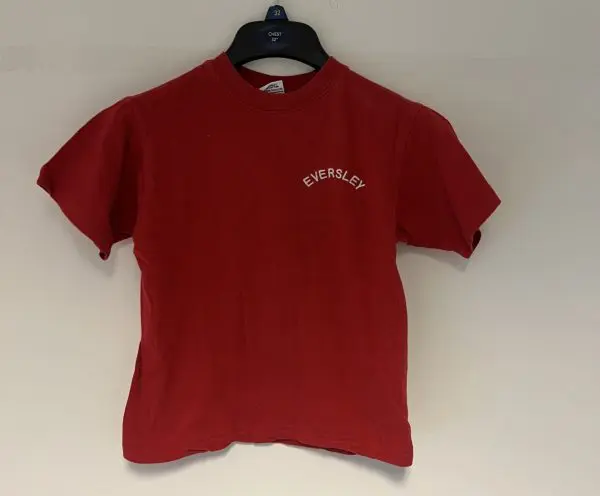 PRE LOVED EVERSLEY PE T-SHIRT - RED