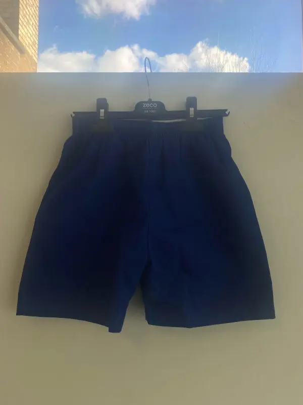 PRE LOVED INNOVATION COTTON SHORTS - ROYAL