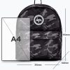 HYPE BLACK & GREY MONO CAMO BACKPACK