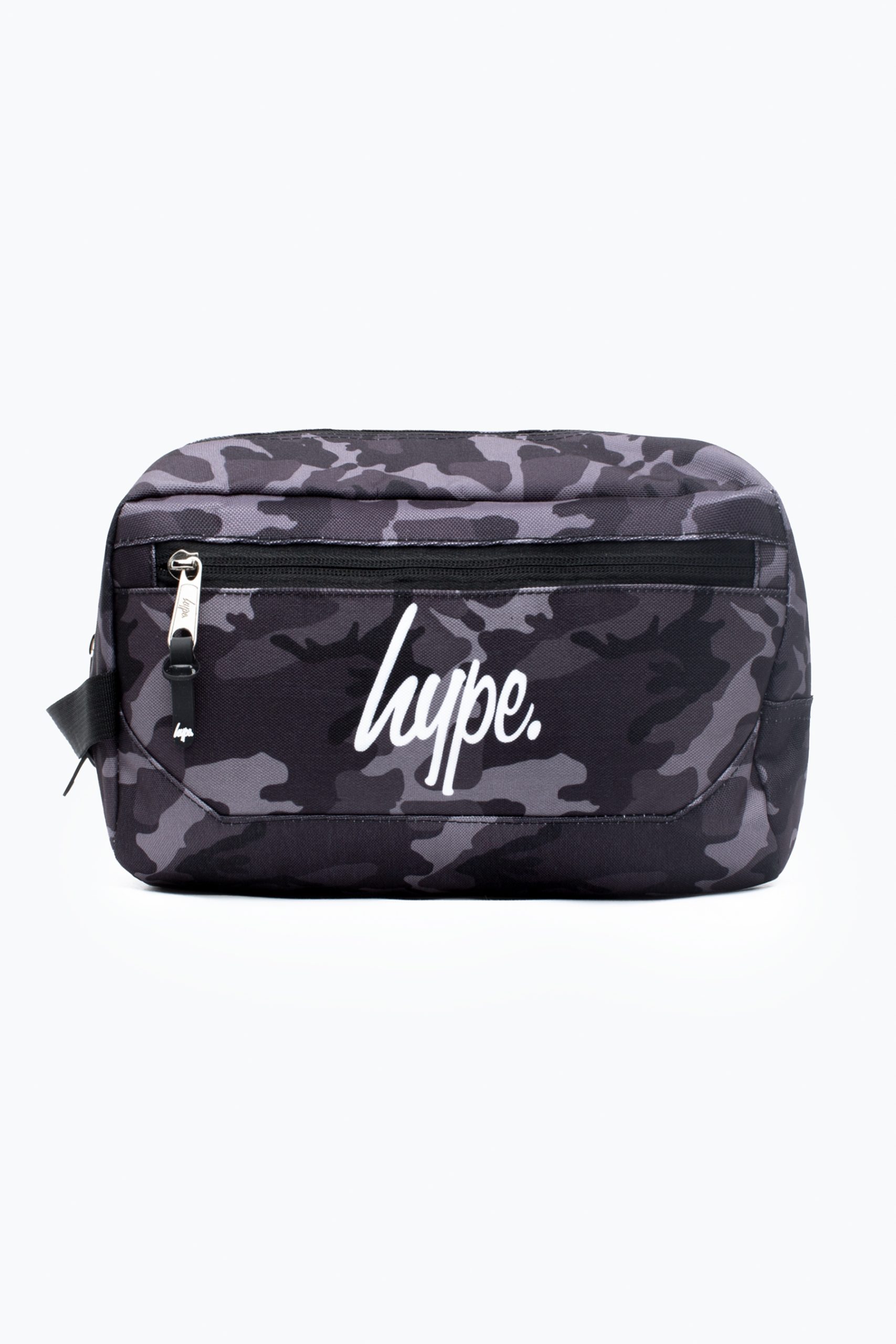 HYPE BLACK GREY MONO CAMO BOOT BAG Smiths Schoolwear