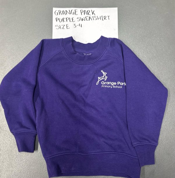 PL Grange Park Purple Sweatshirt. Size 3-4